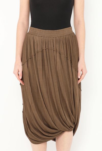 Céline F/W 2017 Ruched Cocoon Skirt - 1