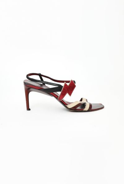 Miu Miu CAMPAIGN S/S 2000 Lightning Bolt Sandals - 1