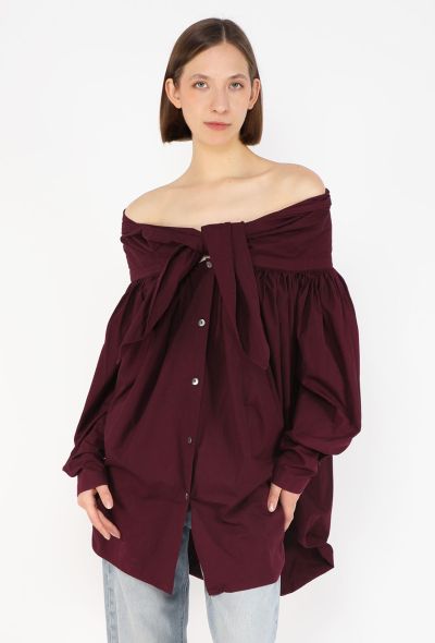 Romeo Gigli Knotted Cotton Tunic, 1992 - 1