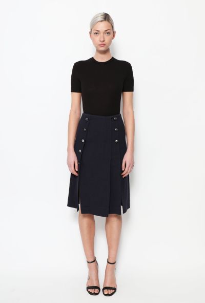 Chloé F/W 2019 Flared Military Skirt - 1
