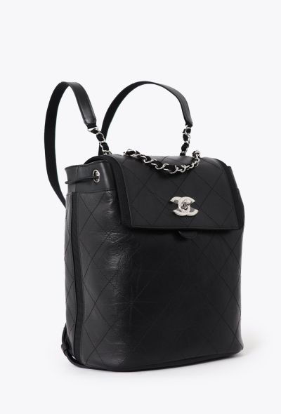 Chanel Black Classic Quilted Backpack - 2