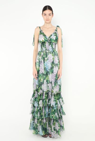 Dolce & Gabbana 2017 Ortensia Ruffled Chiffon Gown - 1