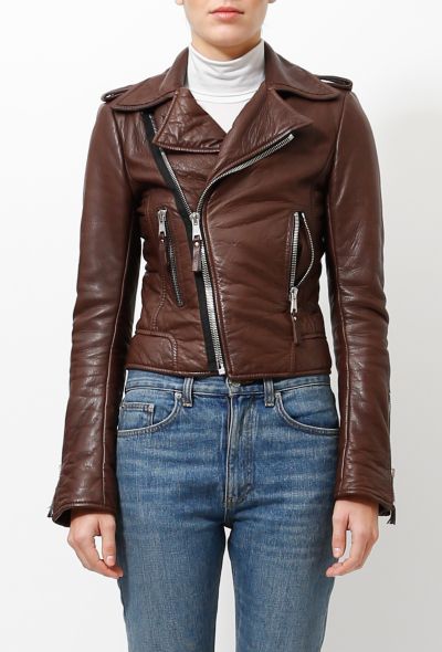 Balenciaga Biker Leather Jacket - 2