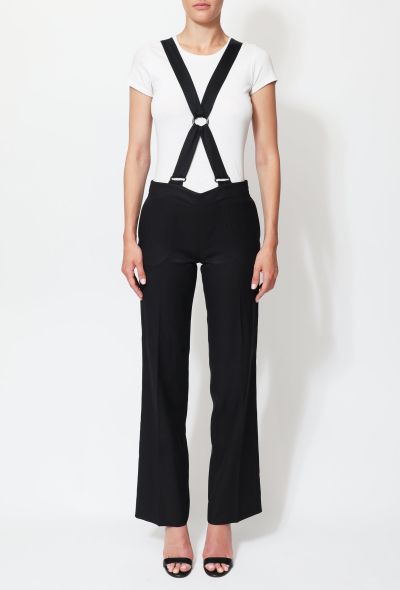 Jean Paul Gaultier 2003 Suspender Crêpe Smoking Trousers - 2