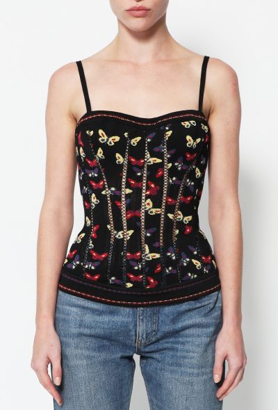 Alaïa STUNNING F/W 1991 Butterfly Corset Top - 1