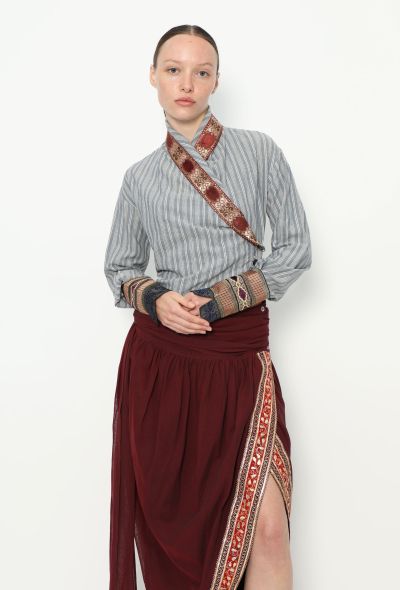 Romeo Gigli COLLECTOR 1990 Draped Brocade Ensemble - 1