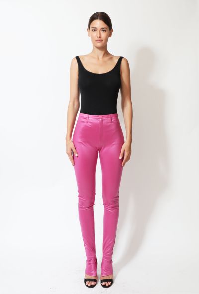 Balenciaga S/S 2017 Satin Stretch Trousers - 1