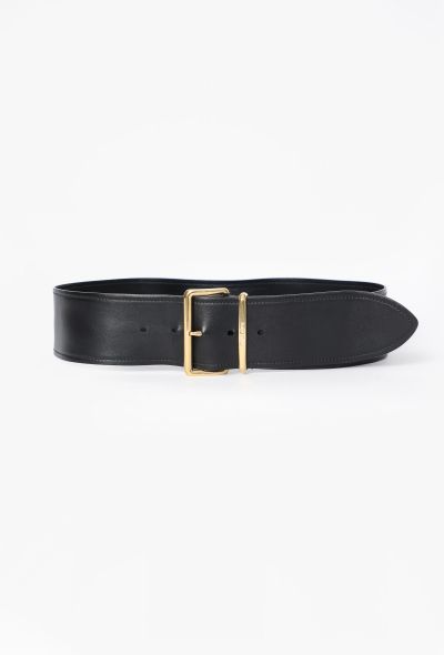 Miu Miu 2024 Leather Buckle Belt - 1