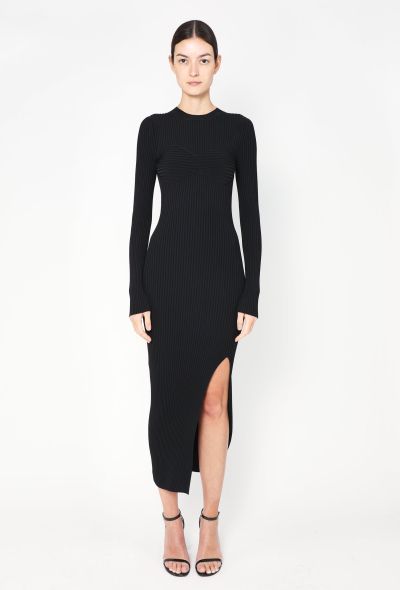 Khaite Trompe l'Oeil Ribbed Dress - 2
