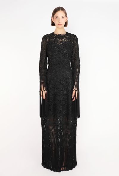 Dolce & Gabbana Macramé Lace Tassel Gown, 2015 - 1