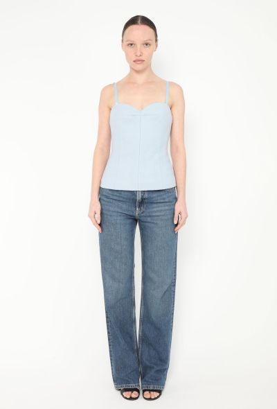 Miu Miu Early 2000s Felted Bustier Top - 2