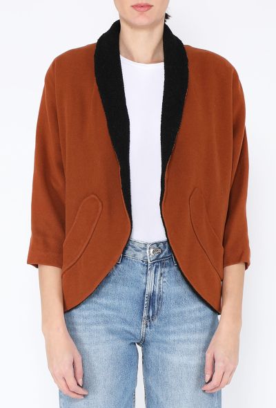 1920s Wool Twill Rounded Jacket - 2