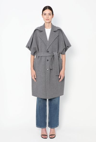 Bottega Veneta 2023 Cashmere Cape Coat - 1