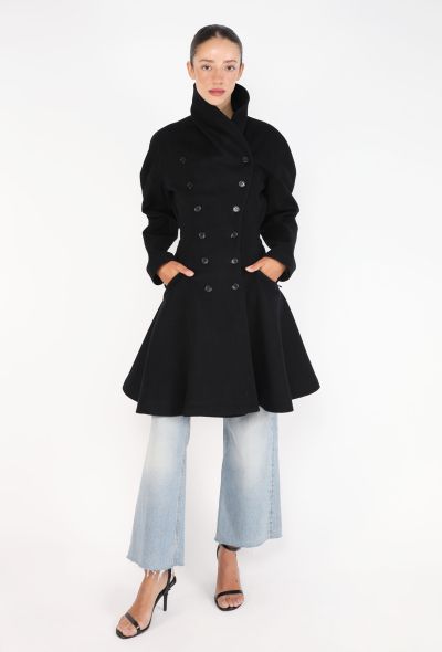 Alaïa Double-Breasted Hourglass Coat, 1986 - 1