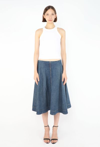 Khaite Renta Denim Skirt, 2025 - 2