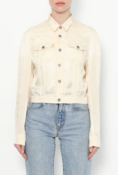 Balenciaga S/S 2003 Cropped Zip Top - 1
