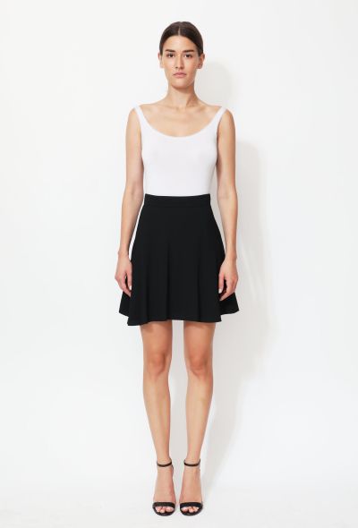 Saint Laurent 2015 Flared Crêpe Skirt - 1