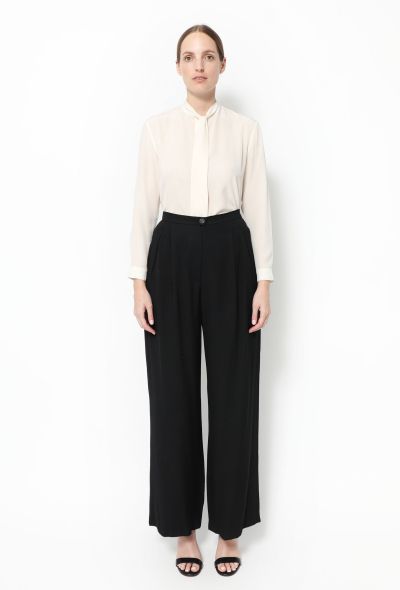 Chanel 1997 Wide-Leg 'CC' Pants - 1