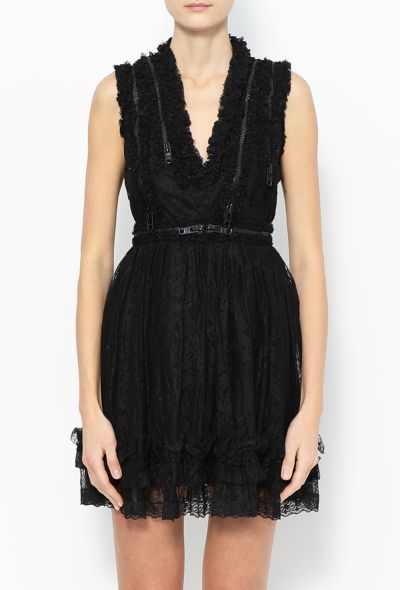 Givenchy 2011 Lace Zipper Dress - 1