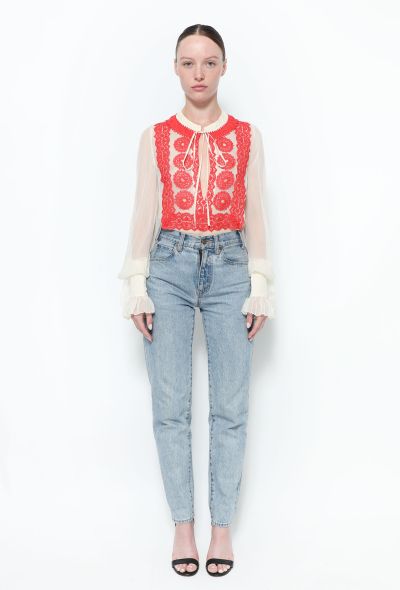 Givenchy 2011 Embroidered Silk Tunic - 2