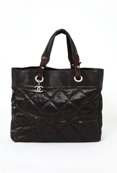Chanel Burgundy Paris-Biarritz Tote Bag - 1