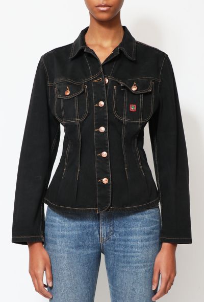 Kenzo '80s Cinched Denim Jacket - 1