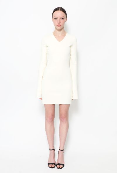 Céline V-Neck Jersey Dress - 2