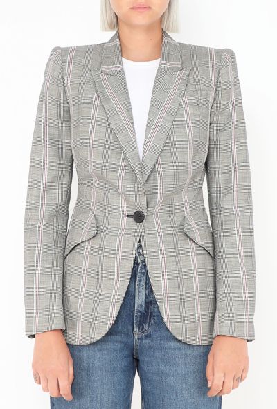 Alexander McQueen Pre-Fall 2019 Plaid Blazer - 1