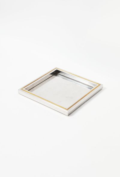 Vintage Objects & Decor Willy Rizzo '70s Steel Tray - 2