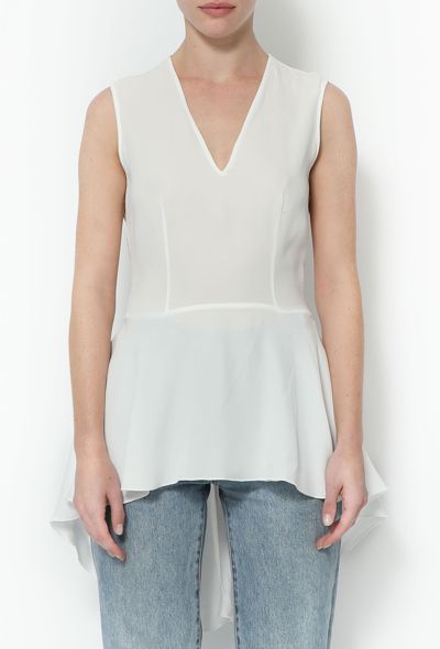 Alexander McQueen Peplum Crêpe Tunic - 2