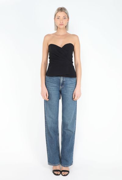 Saint Laurent Fall 1990 Wrap Bustier Top - 2
