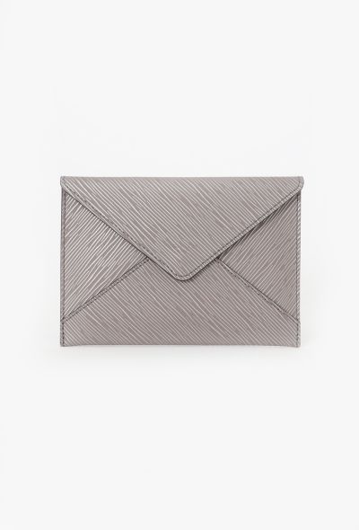 Louis Vuitton Matte Grey Epi Envelope Pouch - 1
