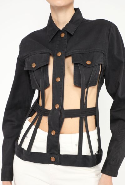 Jean Paul Gaultier Vintage Corset Cage Jacket - 1