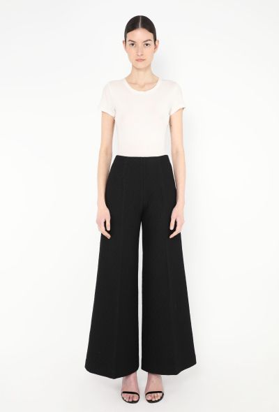 Alaïa 2016 Flared Textured Pants - 1