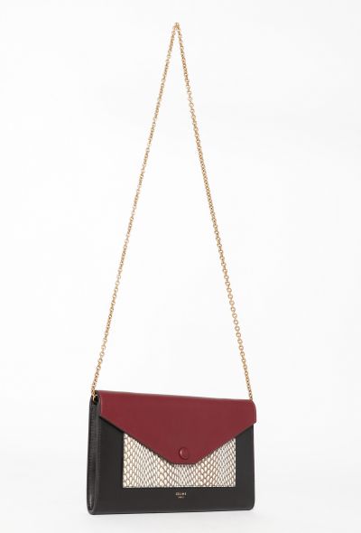 Céline Pocket Envelope Wallet on Chain - 2
