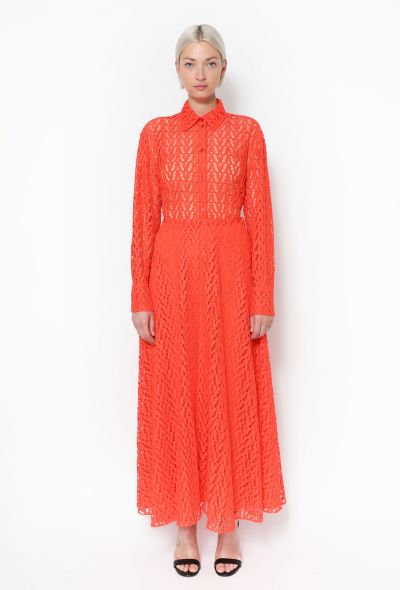 Valentino 2021 Monogram Lace Ensemble - 1