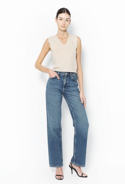 Chanel Sleeveless Cashmere Knit Top - 2