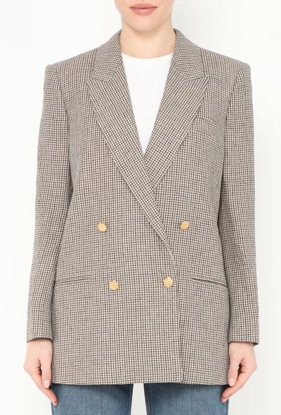 Gucci S/S 2018 'Spiritismo' Houndstooth Blazer - 1