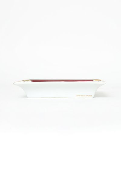 Hermès Vintage 'Les Parfums' Limoges Ashtray - 2