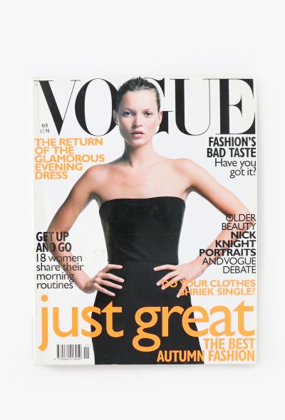 VOGUE UK 1998 Kate Moss Cover Issue - 1