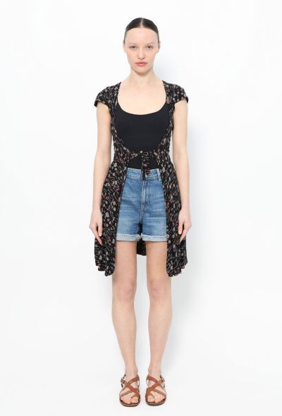 Biba ‘70s Floral Wrap Tunic - 1
