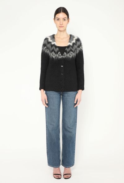 Céline 2019 Fair Isle Alpaca Cardigan - 2
