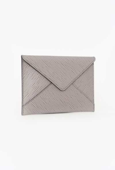 Louis Vuitton Matte Grey Epi Envelope Pouch - 2