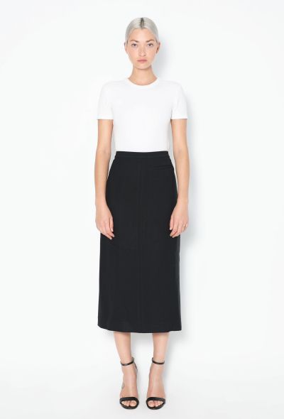 The Row 2020 Pol Crêpe Midi Skirt - 1