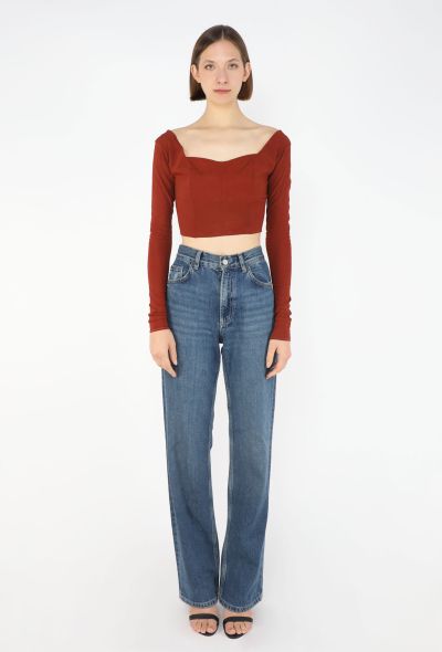 Dolce & Gabbana Off-Shoulder Crêpe Top, 1990s - 2