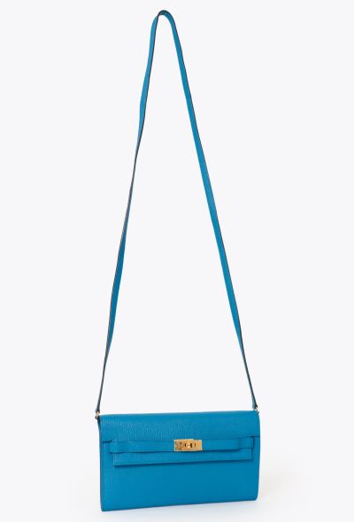 Hermès 2021 Bleu Frida Mysore Kelly To Go - 2