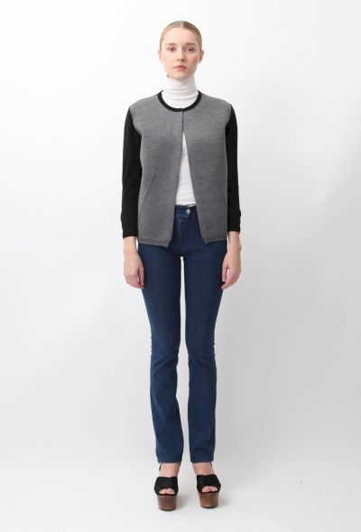 Balenciaga Bi-color Cashmere Cardigan - 1