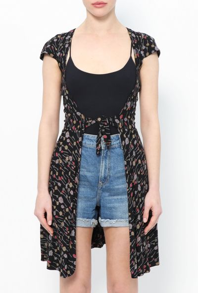 Biba ‘70s Floral Wrap Tunic - 2