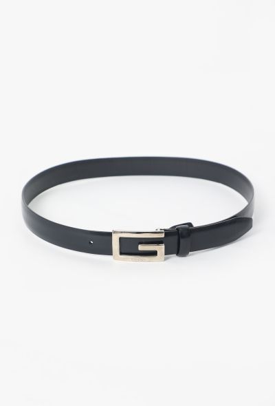 Gucci G Patent Leather Belt, F/W 1995 - 1