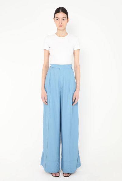 Céline Stitched Twill Trousers - 1